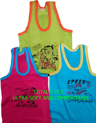 Misto� Vest For Baby Boys & Baby Girls Cotton(Multicolor, Pack of 1)