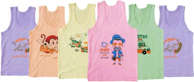 DOOZIE LOVEPLUS Vest For Baby Boys & Baby Girls Cotton(Multicolor, Pack of 1)