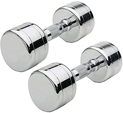 EXTREME FIT Pair of 5KG X 2 Steel Dumbbells Fixed Weight Dumbbell(10 kg)