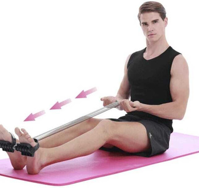 single trimer Premium Fitness Combo Single Spring Tummy Trimmer With Single Toning Tube Ab Exerciser(Multicolor)