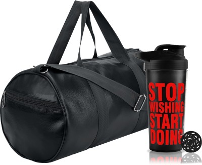 COOL INDIANS Gym & Travel Duffle Bag Gym Bag With Protein Shaker Bottle Drinking Bottle. Gym & Fitness Kit