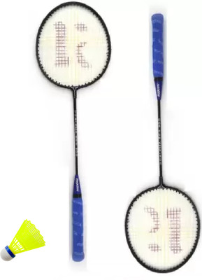 CARRY ON Sports Fine Badminton Combo Set with 2 Rackets, 3 Shuttles And Net Badminton Kit