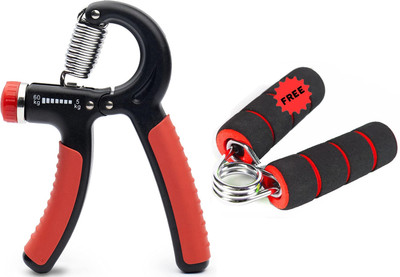 Fitnesstricks Hand Gripper with Foam Hand Gripper Workout Combo Fitness Accessory Kit Kit