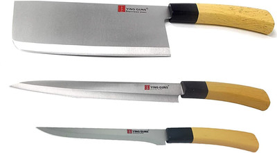 Ying Guns 3 Pc Stainless Steel Knife Set