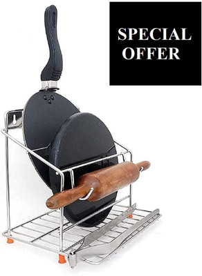 Chakla/Belan Kitchen Rack(Steel)