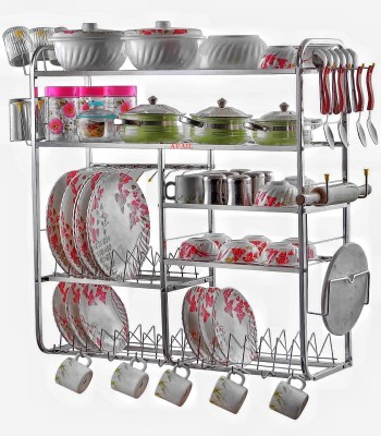 AVAIL Utensil Kitchen Rack Steel Creative In Innovation 5-Tier Multipurpose Kitchen Storage Shelves (31 x30 Inch)