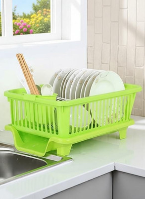 Shopixo Dish Drainer Kitchen Rack(Plastic)