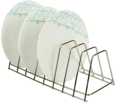 CLICKKART Plate Kitchen Rack Steel CLICKKART Stainless Steel Kitchen Rack Holder