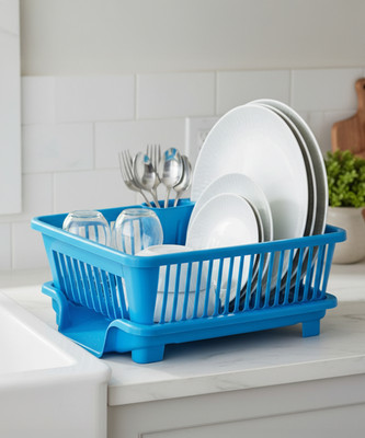 Quickmart Dish Drainer Kitchen Rack(Plastic)