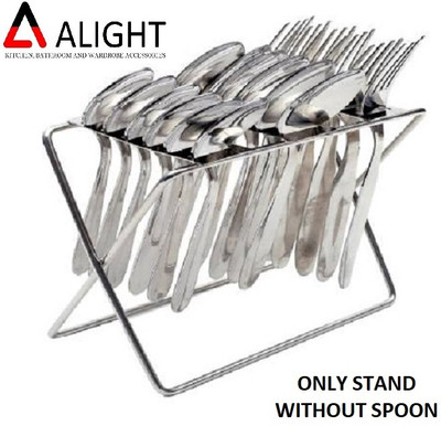 Karthik Empty Cutlery Holder Case(black  Holds 24 Pieces)