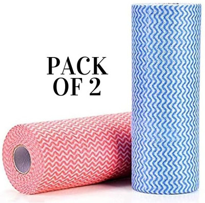 IAMALOT Kitchen Tissue/towel/Roll/Napkins Reusable non-woven ecofriendly(2 Ply, 160 Sheets)