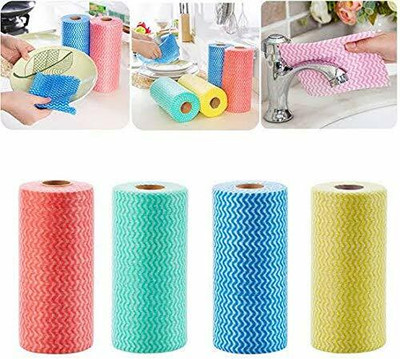 RADHEY KRISHAN ENTERPRISE Kitchen tissue paper roll multicolor 2 ply with 80pull(2 Ply, 80 Sheets)