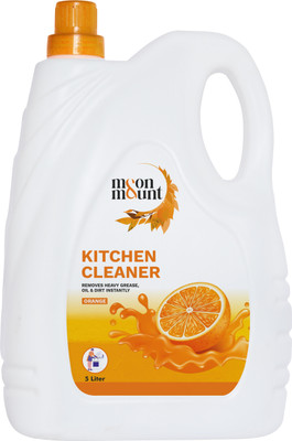 Moon and Mount Kitchen Cleaner Liquid Oil & Grease Stain Remover Stove & Chimney Cleaner Spray Kitchen Cleaner(5 L)
