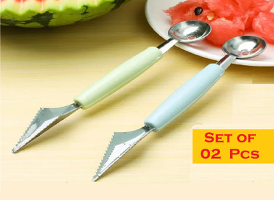 Kitchnee 2 in 1 Melon Ball Maker and Stainless Steel Multi Functional Kitchen Scoop