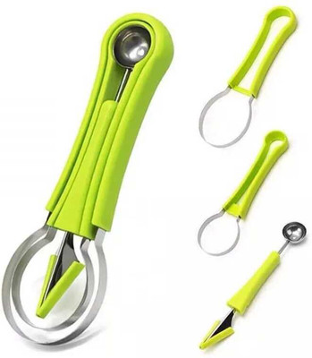 SetHi Trends Multipurpose 4 in 1 Fruit Peeling Cutting & Scooping Set for Kitchen Use Kitchen Scoop
