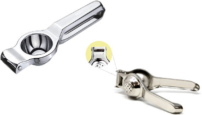 KUBAVA Steel Stainless Steel Lemon Squeezer with Bottle Opener, Limbu Machine, Kitchen Tool Set(Steel, Juicer)