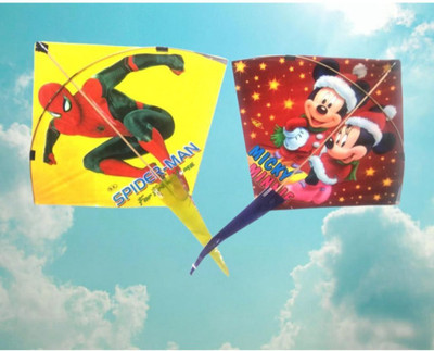 Upfog Round Cheel Kite(10, Multicolor)