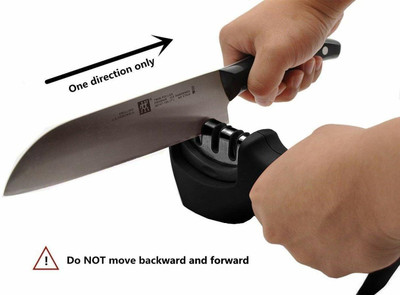 Votvy Sharpener Manual 3 Stage Tool Advanced Knife Sharpening Stone(Stainless Steel, Plastic)