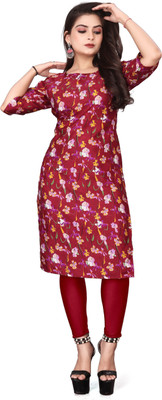 Vishwa Collection Mall Women Printed A-line Kurta(Multicolor)