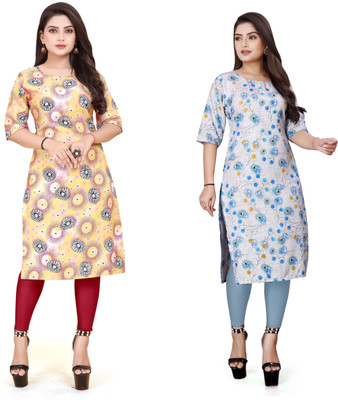 DB COLLECTION Women Printed A-line Kurta(Multicolor)
