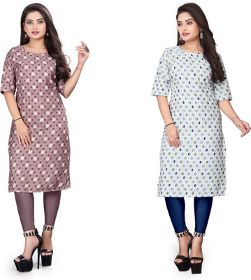 VAISALICREATION Women Printed A-line Kurta(Multicolor)
