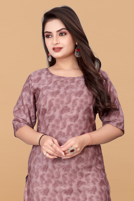 ANITA LYCRA Women Printed A-line Kurta(Multicolor)