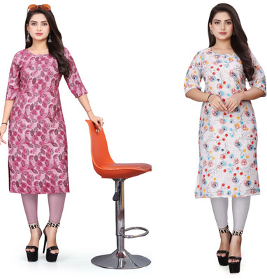 Jayshree Fab Women Printed A-line Kurta(Multicolor)