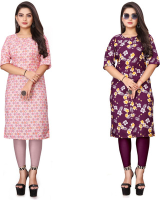 Jayshree Fab Women Printed A-line Kurta(Multicolor)