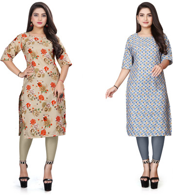 DB COLLECTION Women Printed A-line Kurta(Multicolor)