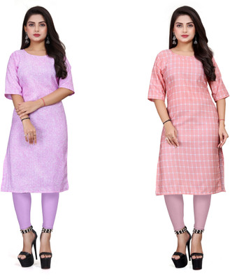 RIDDHI COLLECTION MALL Women Printed A-line Kurta(Multicolor)