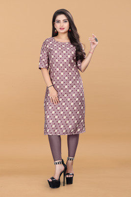 HARISH TEXTILE Women Printed A-line Kurta(Multicolor)