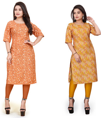 Sonali Impex Women Printed A-line Kurta(Multicolor)