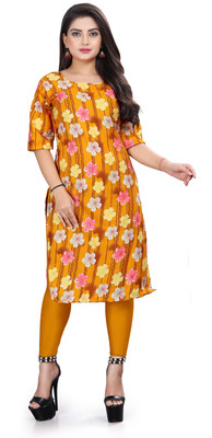 TITHIGARMENT Women Printed A-line Kurta(Multicolor)