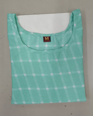 SANJUGARMENT Women Printed A-line Kurta(Light Green, White)