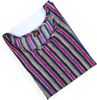 DB COLLECTION Women Striped A-line Kurta(Multicolor)