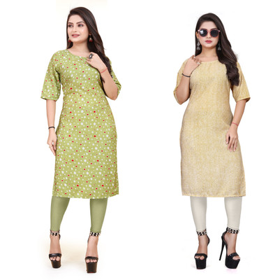 Jayshree Fab Women Printed A-line Kurta(Multicolor)