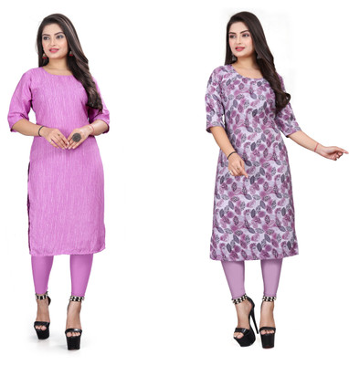 VAISALICREATION Women Printed A-line Kurta(Multicolor)