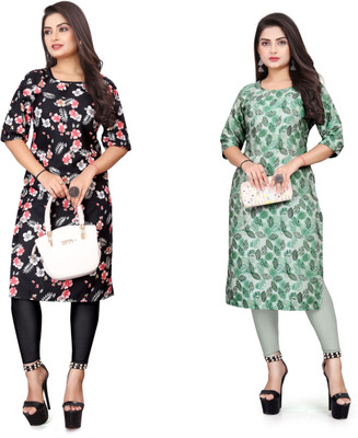 DB COLLECTION Women Printed A-line Kurta(Multicolor)