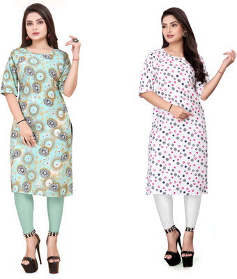 DB COLLECTION Women Printed A-line Kurta(Multicolor)