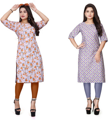 Jayshree Fab Women Printed A-line Kurta(Multicolor)