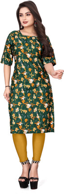 Sonali Impex Women Floral Print A-line Kurta(Multicolor)