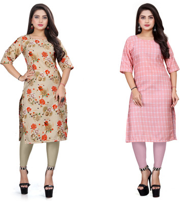 DB COLLECTION Women Printed A-line Kurta(Multicolor)