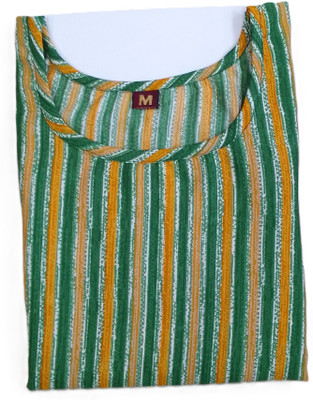 WOMENSILKFABRIC Women Printed A-line Kurta(Multicolor)