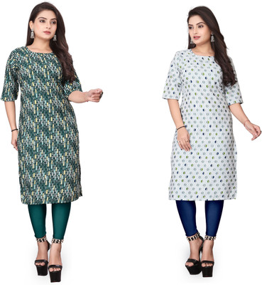 PAFASHION Women Printed A-line Kurta(Multicolor)