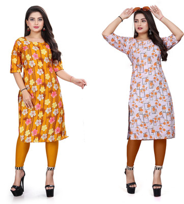 VAISALICREATION Women Printed A-line Kurta(Multicolor)