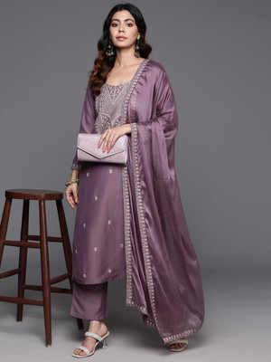 Nytra creation Embroidered Kurta, Salwar & Dupatta Set