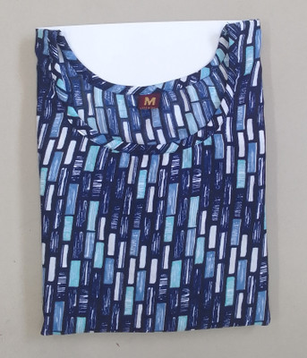 deshmi fashion Women Printed A-line Kurta(Blue)