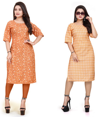 DB COLLECTION Women Printed A-line Kurta(Multicolor)
