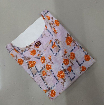 HARISH TEXTILE Women Floral Print A-line Kurta(Multicolor)