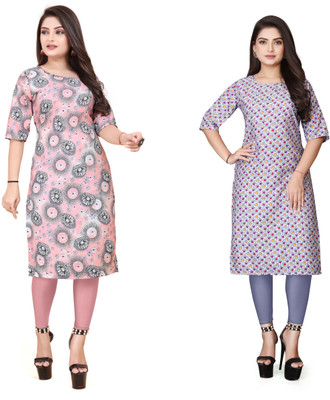 DB COLLECTION Women Printed A-line Kurta(Multicolor)